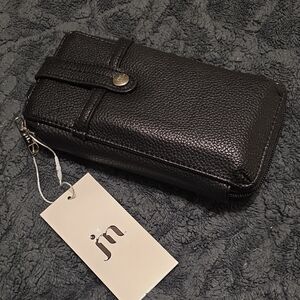 Black Leather Wallet Jessica Moore Can Make A Purse Or Wristlet